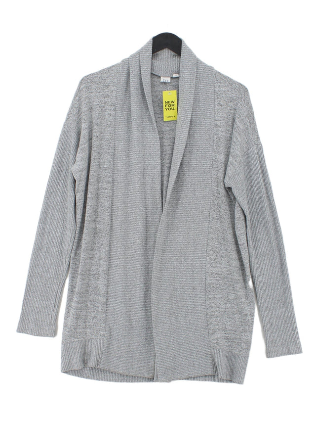 Gap Women's Cardigan S Grey Viscose with Elastane, Polyester