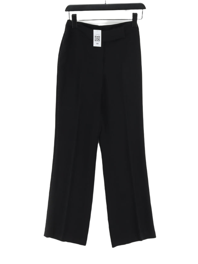 Laura Ashley Women's Suit Trousers UK 8 Black 100% Polyester