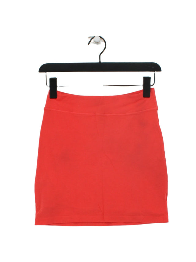 Splendid Women's Mini Skirt M Pink Cotton with Spandex