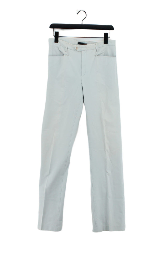 Joseph Men's Suit Trousers L Blue 100% Cotton