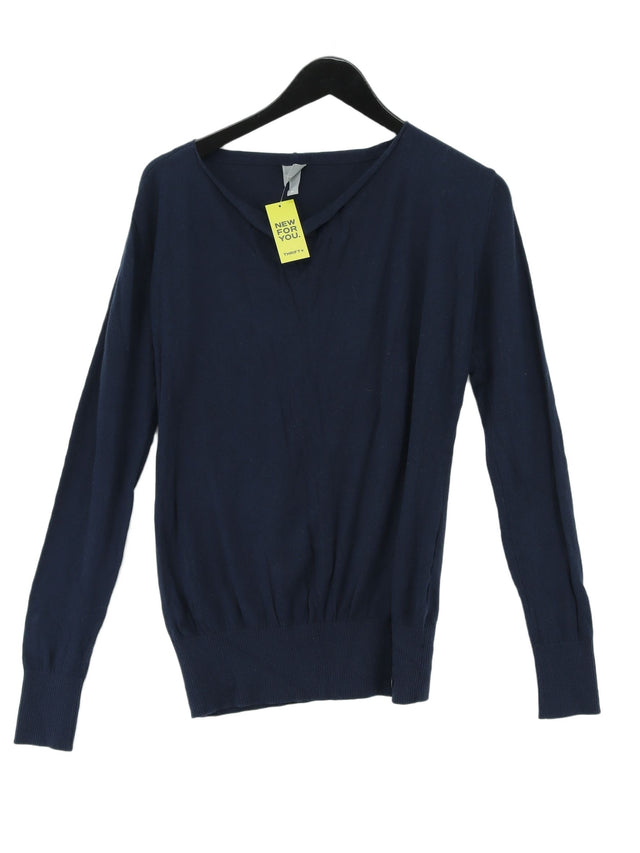 Bench Women's Jumper M Blue 100% Cotton