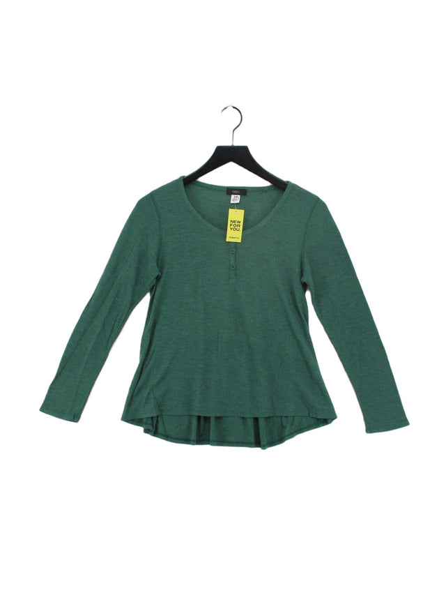 BDG Women's Top S Green Linen with Polyester
