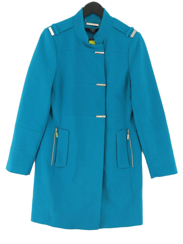 Star By Julien Macdonald Women's Coat UK 12 Blue