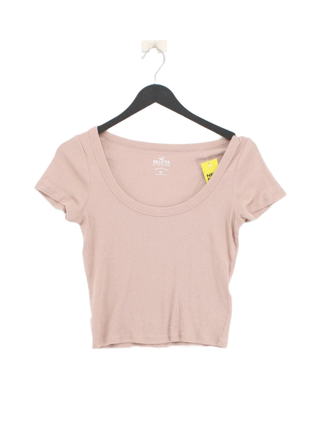 Hollister Women's T-Shirt M Pink 100% Other