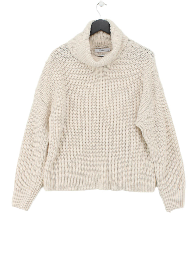 Reserved Women's Jumper M White 100% Other
