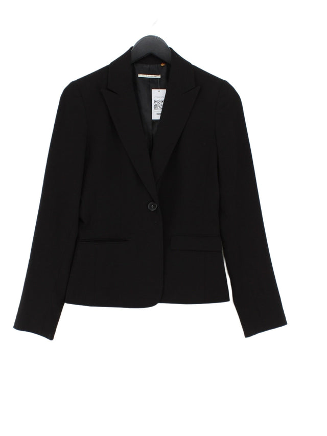 Tahari Women's Blazer UK 6 Black Polyester with Elastane, Rayon, Viscose