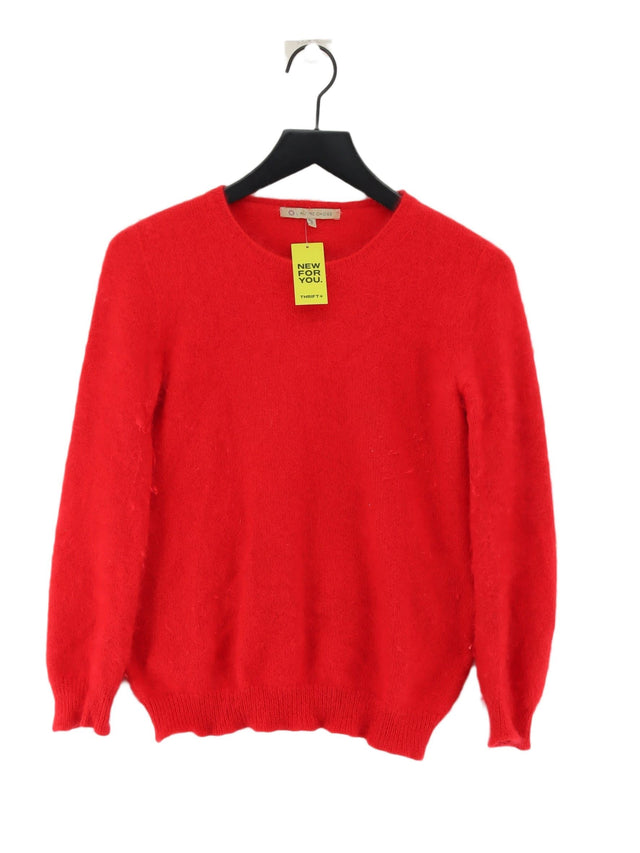 L'Autre Chose Women's Jumper S Red Angora with Polyamide