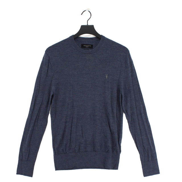 AllSaints Men's Jumper M Blue 100% Wool