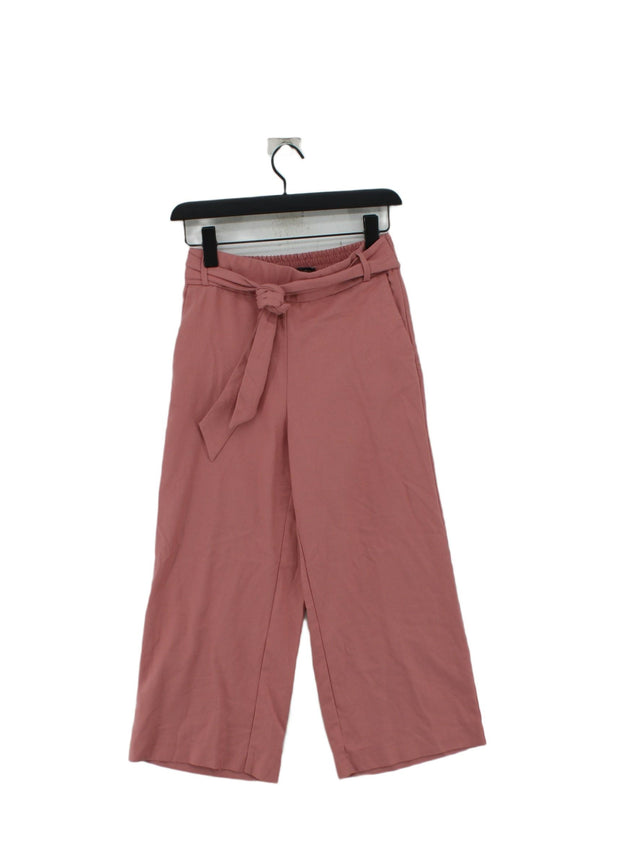 Trafaluc Women's Trousers XS Pink Polyester with Elastane, Viscose