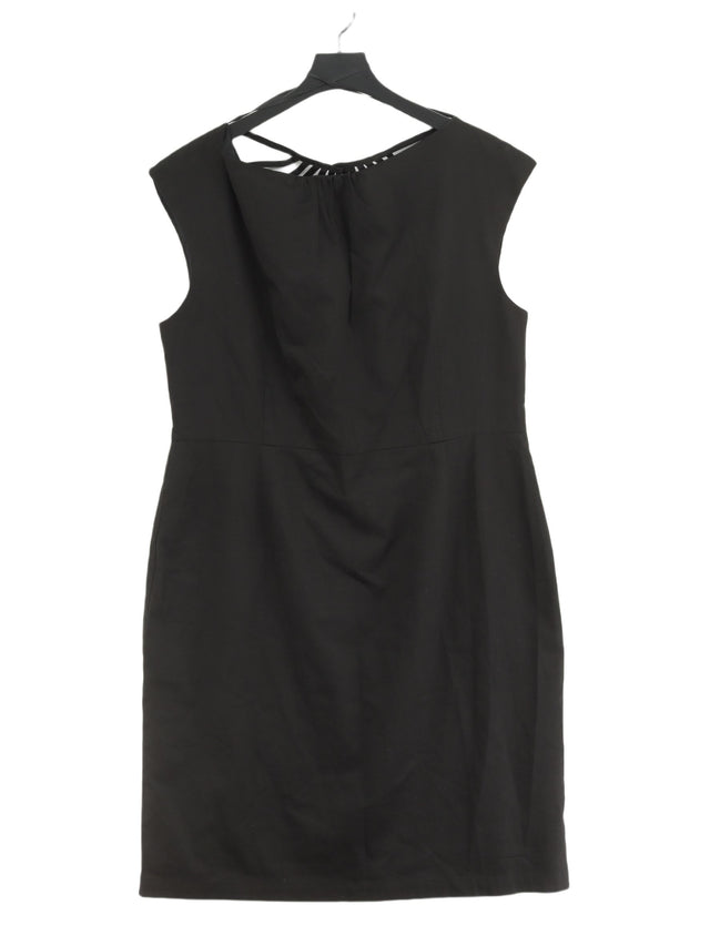 Laura Ashley Women's Midi Dress UK 20 Black