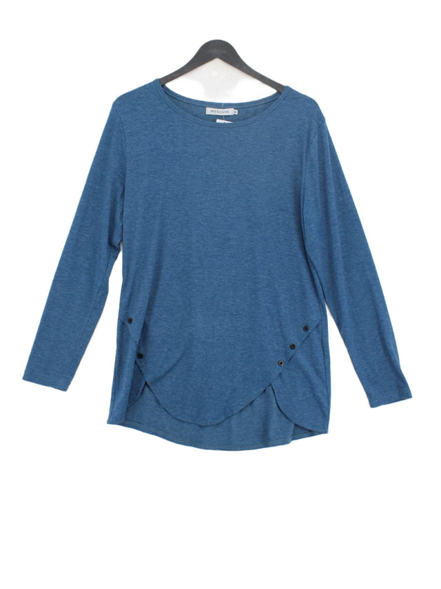 Misslook Women's Top M Blue 100% Polyester