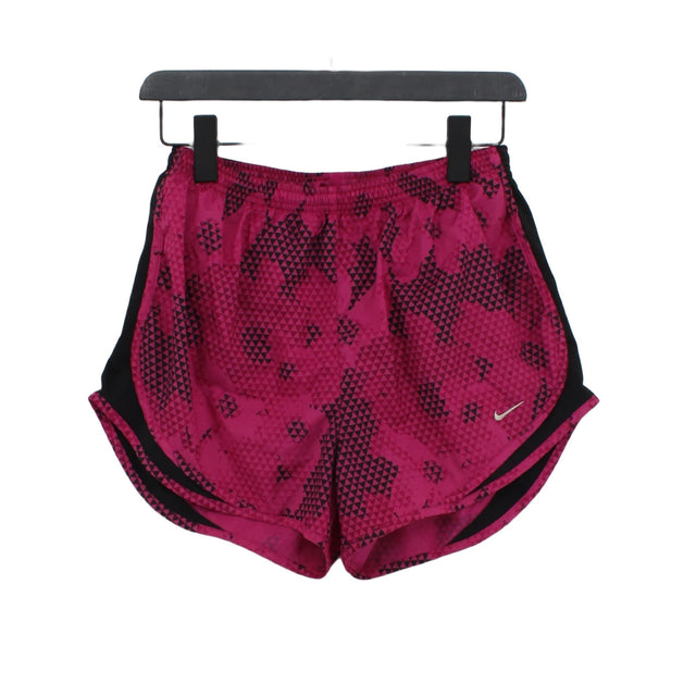 Nike Women's Shorts M Purple 100% Polyester