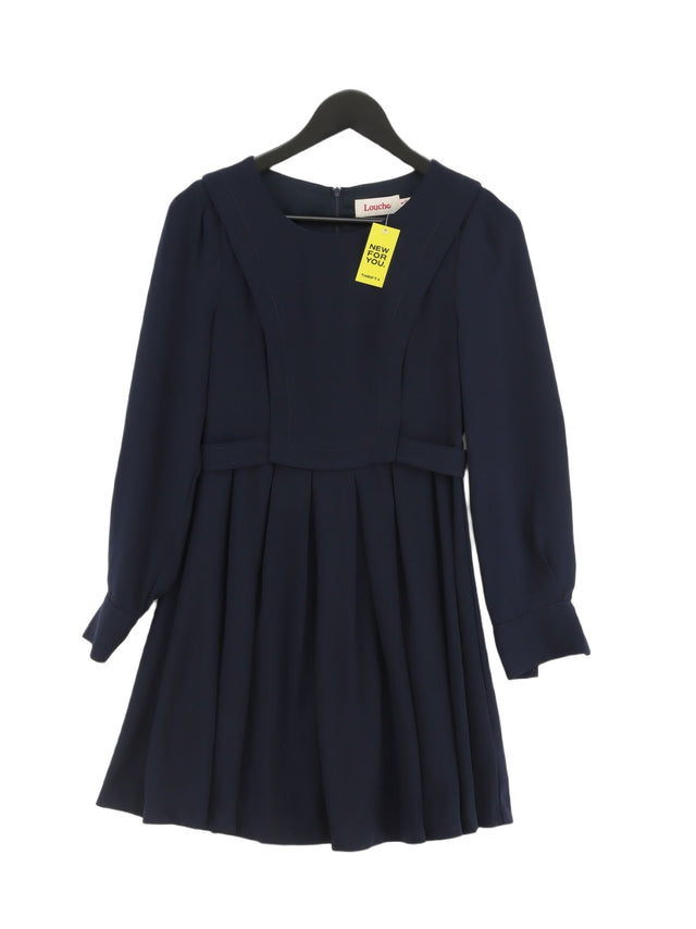 Louche Women's Mini Dress UK 8 Blue 100% Polyester
