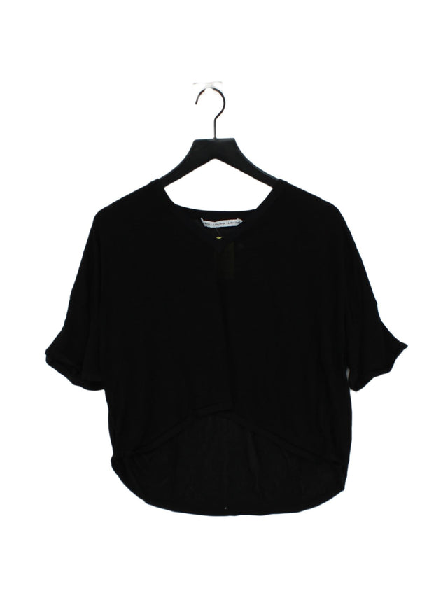 & Other Stories Women's Top S Black Viscose with Polyamide