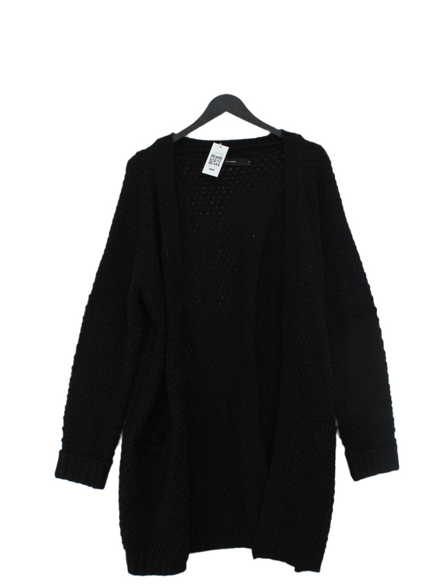 Vero Moda Women's Cardigan UK 20 Black 100% Acrylic