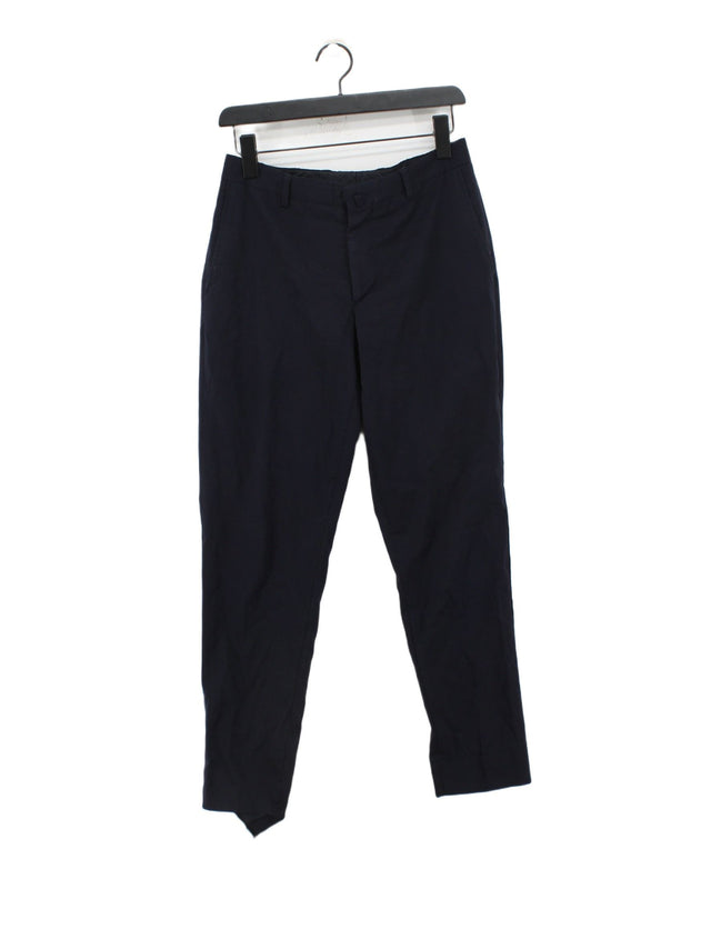 Hackett Women's Suit Trousers W 30 in Blue 100% Other
