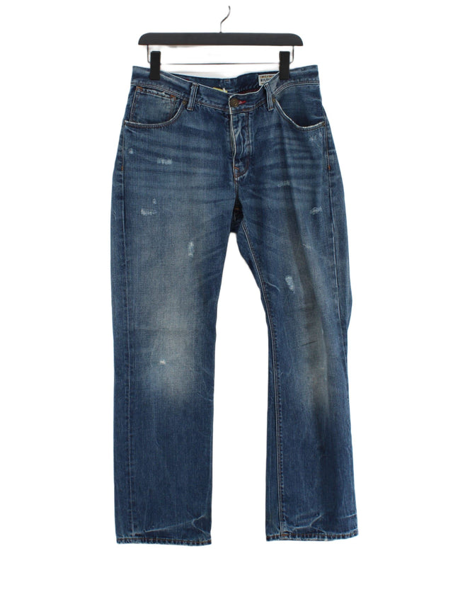 Hilfiger Men's Jeans W 36 in; L 32 in Blue 100% Cotton
