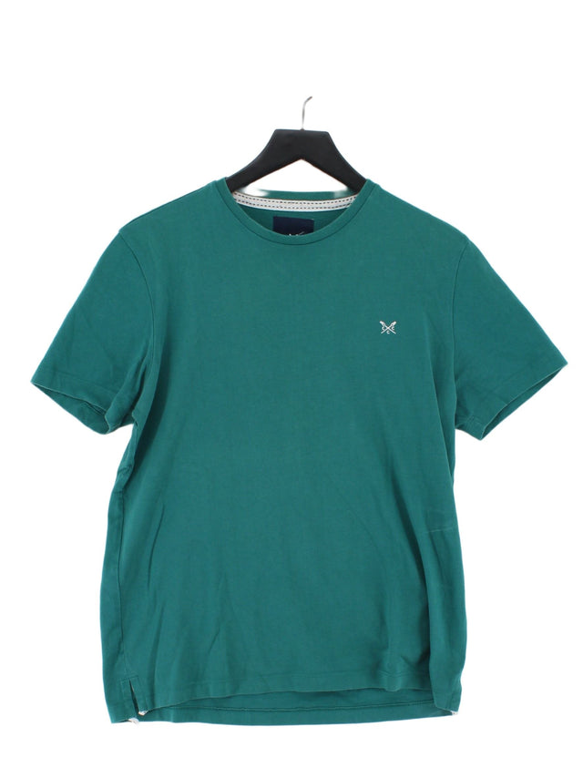 Crew Clothing Men's T-Shirt M Green 100% Cotton