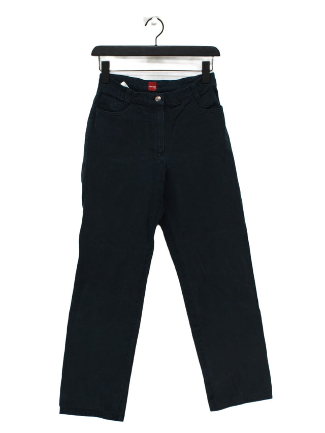 Olsen Women's Trousers W 24 in Blue Cotton with Elastane