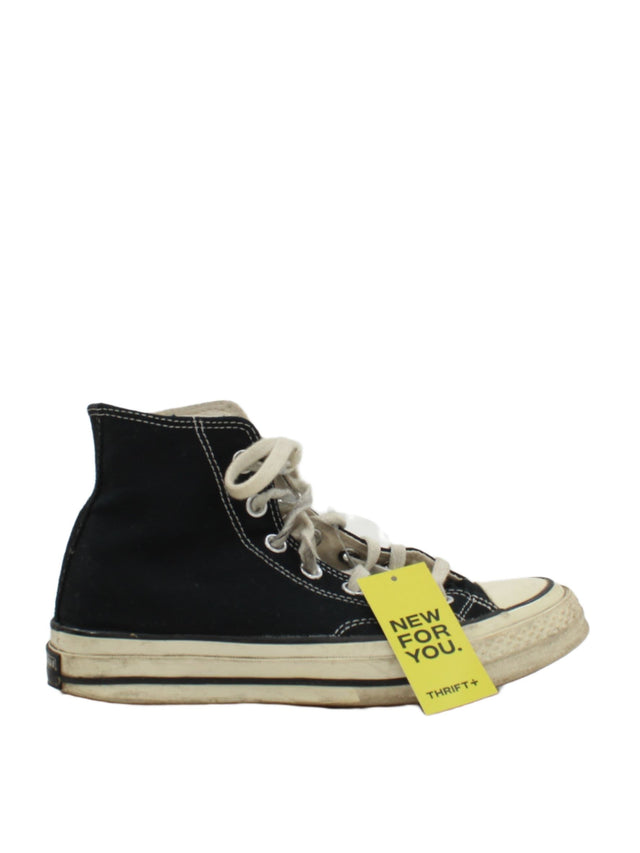 Converse Women's Trainers UK 4 Black 100% Other