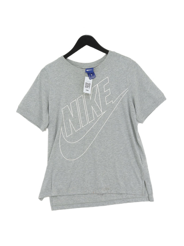 Nike Men's T-Shirt M Grey 100% Polyester