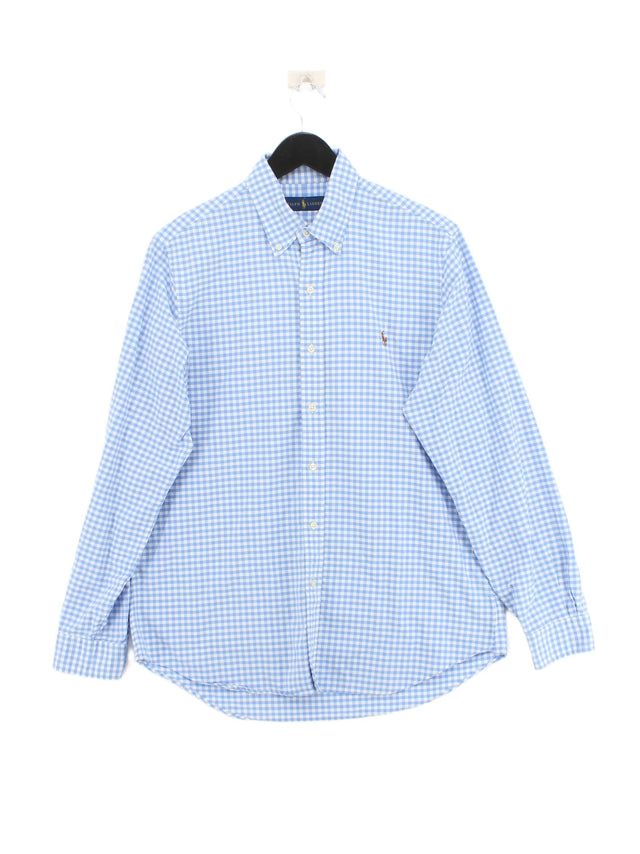 Ralph Lauren Men's Shirt M Blue 100% Cotton