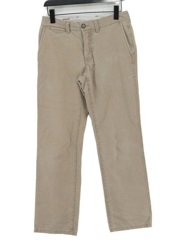 Next Women's Trousers W 30 in Tan 100% Cotton