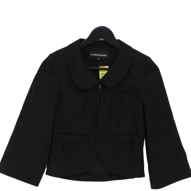 Warehouse Women's Jacket UK 8 Black