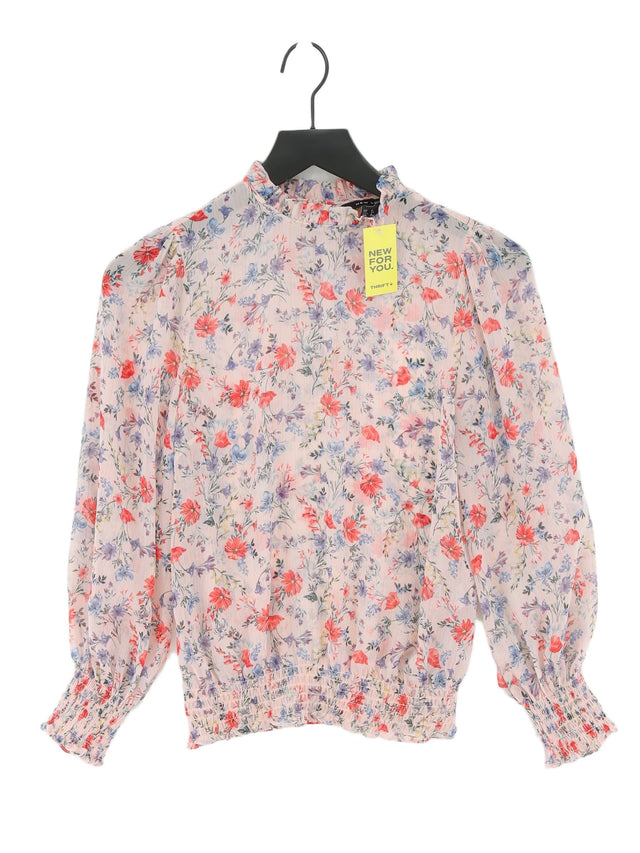 New Look Women's Blouse UK 6 Multi Polyester with Other