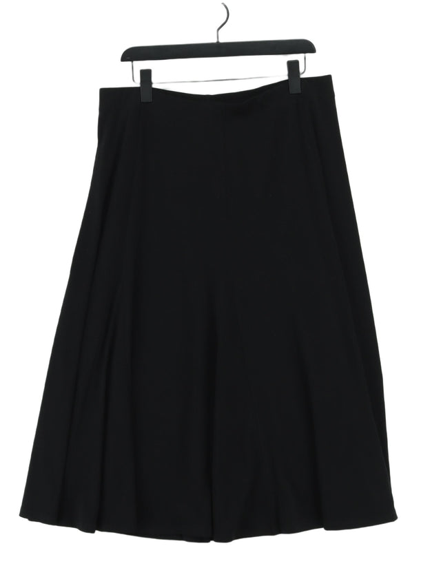 Finery Women's Maxi Skirt UK 16 Black Polyester with Elastane