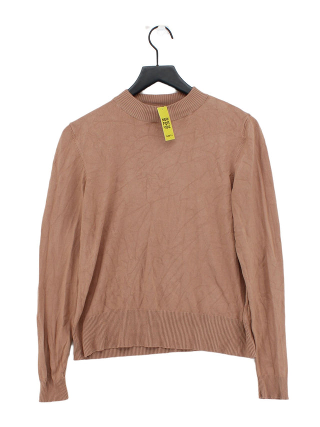 New Look Women's Jumper UK 18 Cream 100% Other