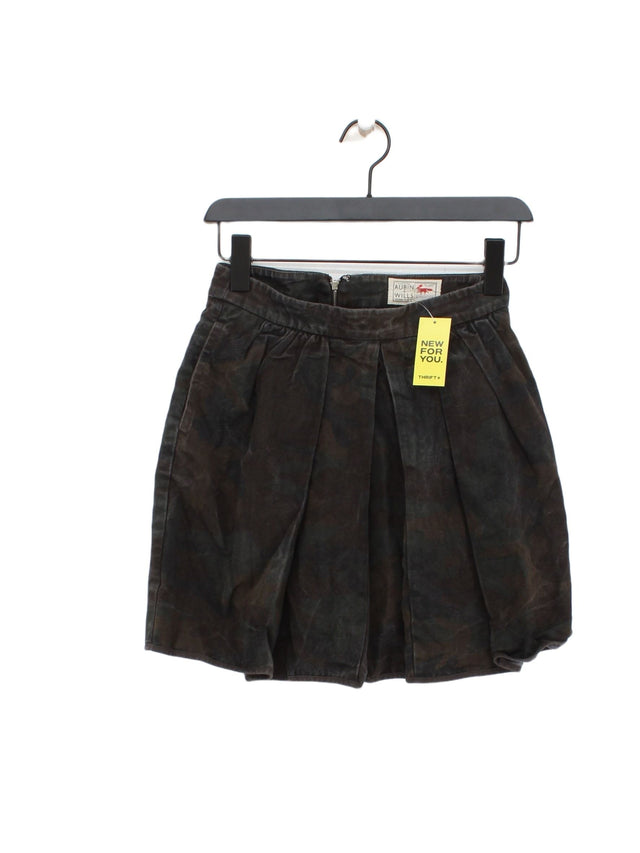 Aubin & Wills Women's Mini Skirt UK 8 Multi 100% Cotton