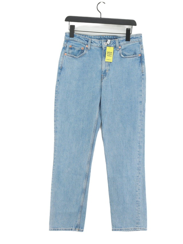 Weekday Women's Jeans W 30 in Blue Cotton with Lyocell Modal