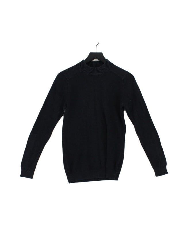 Next Men's Jumper S Blue 100% Cotton