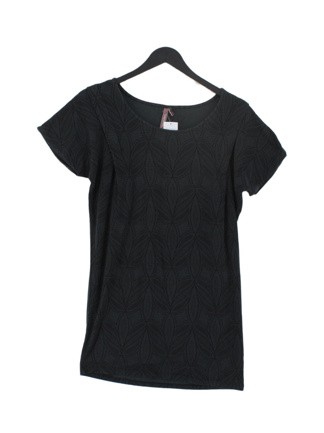 Sweaty Betty Women's T-Shirt XS Black Cotton with Elastane, Lyocell Modal