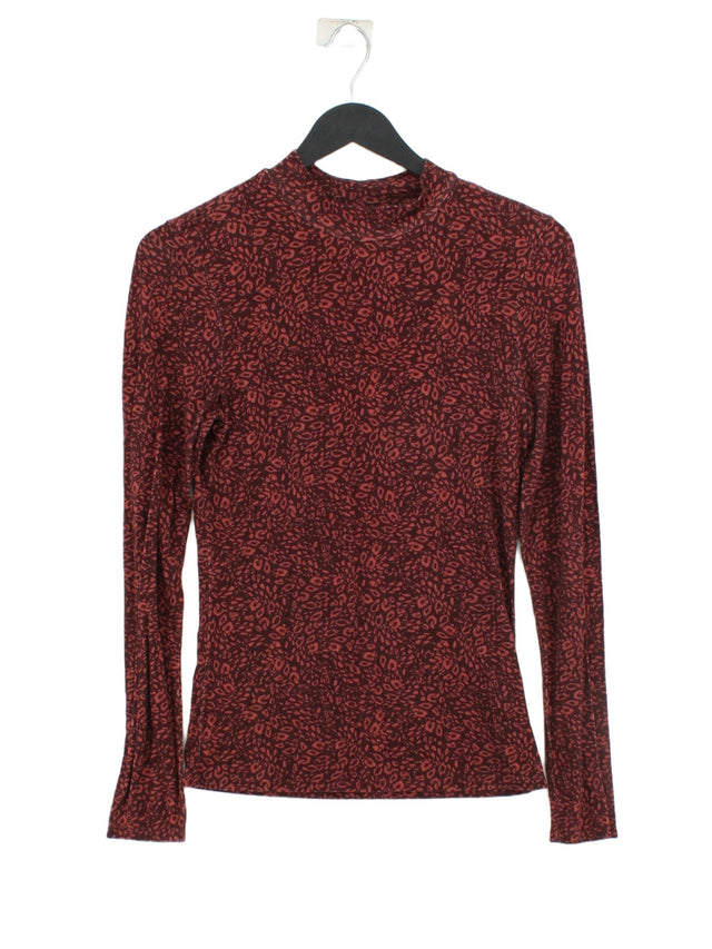 Ted Baker Women's Top S Red Viscose with Elastane
