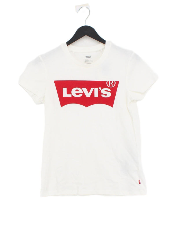 Levi’s Women's T-Shirt XS White 100% Cotton