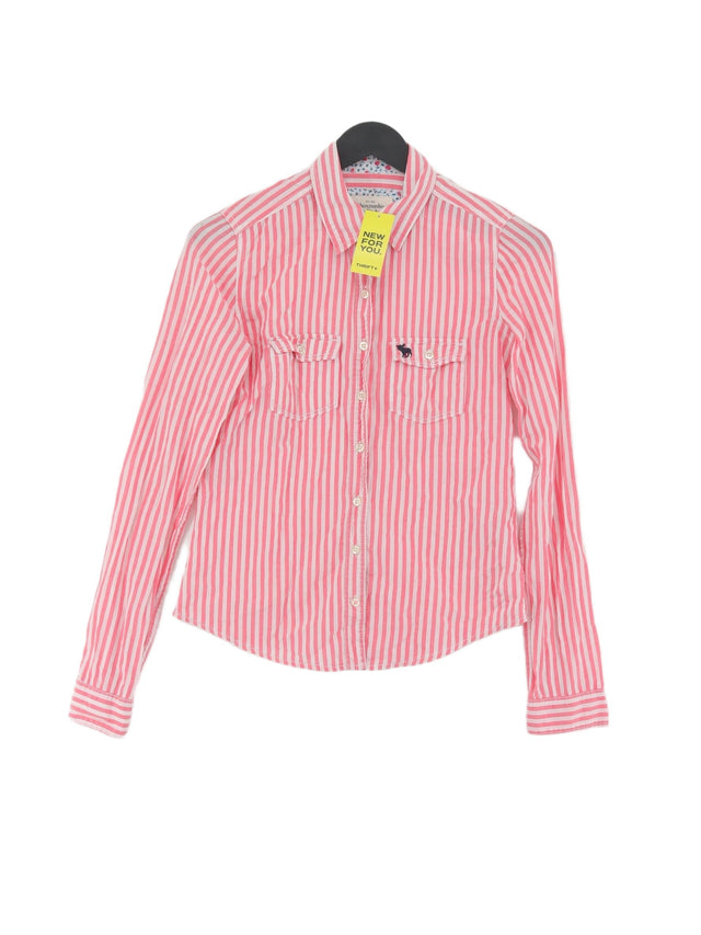 Abercrombie & Fitch Women's Shirt XS Pink 100% Cotton