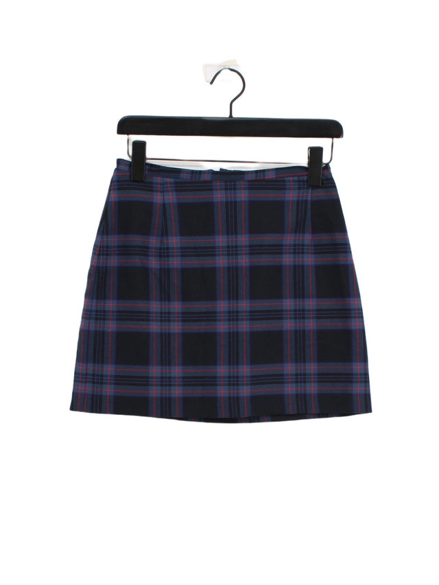 New Look Women's Mini Skirt UK 8 Black Polyester with Viscose