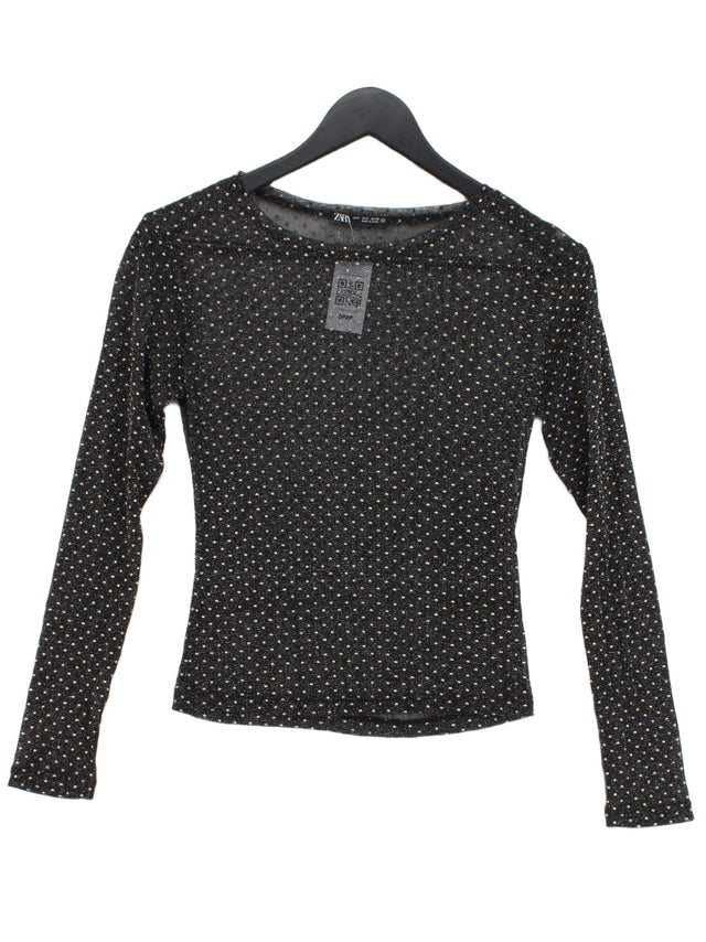 Zara Women's Top S Black 100% Other