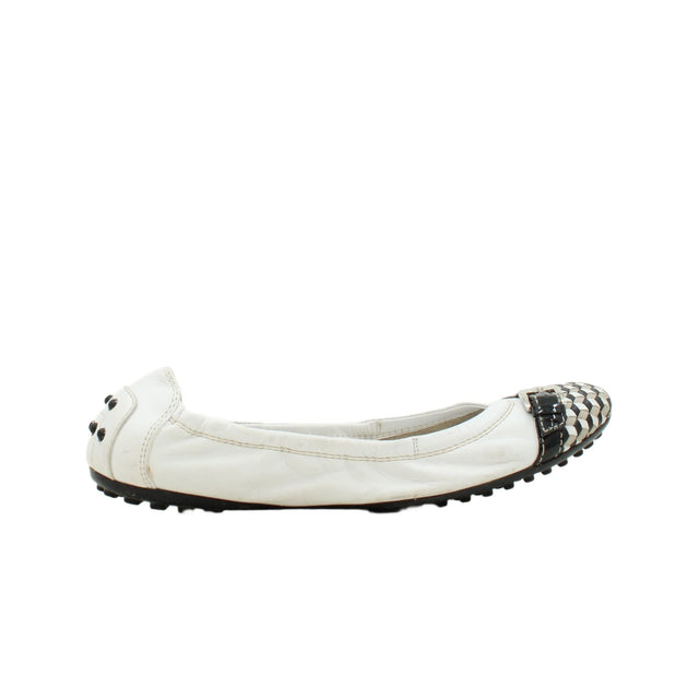Tod's Women's Flat Shoes UK 3.5 White 100% Other