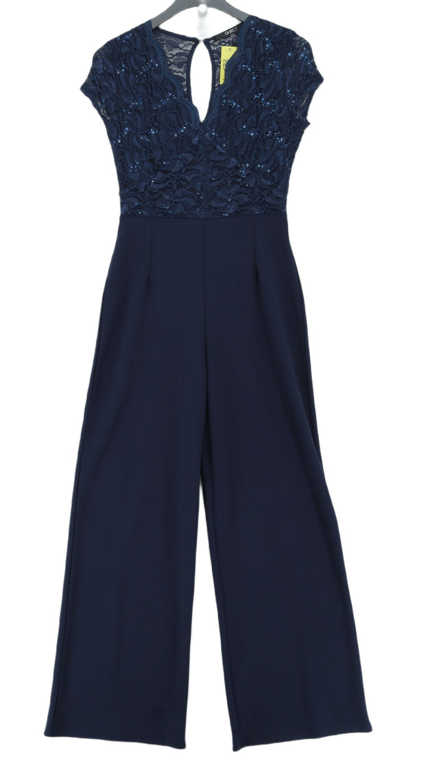Quiz Women's Jumpsuit UK 12 Blue Polyester with Nylon