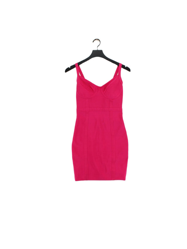 Urban Bliss Women's Midi Dress UK 8 Pink Polyester with Elastane