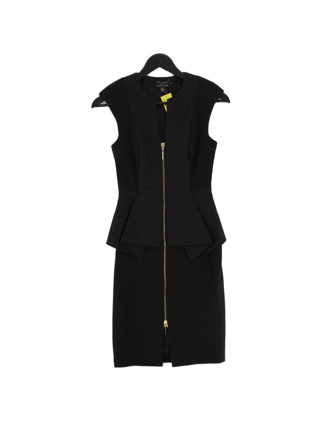 Ted Baker Women's Midi Dress UK 6 Black