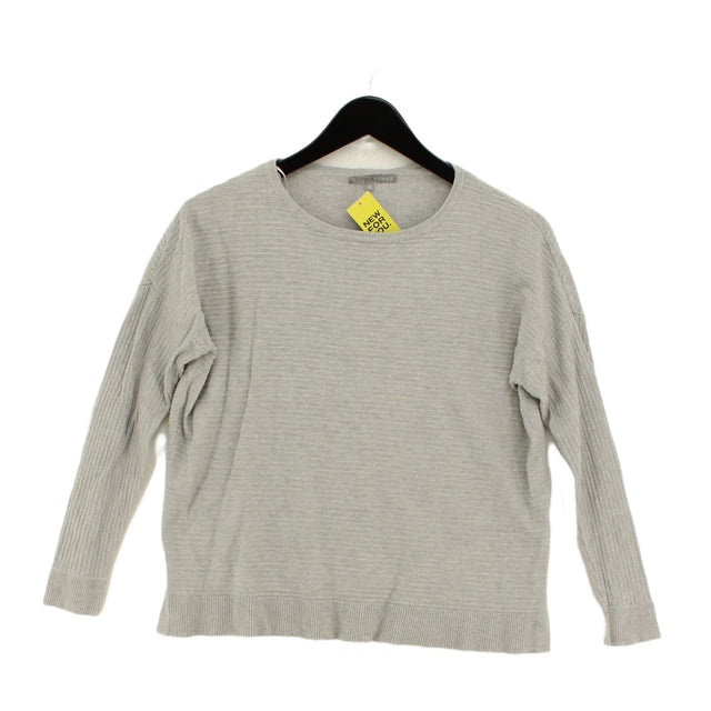 Oliver Black Women's Jumper UK 10 Grey Viscose with Polyamide