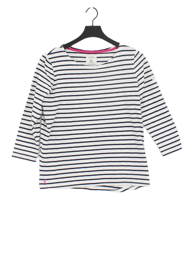 Joules Women's T-Shirt UK 14 White 100% Other
