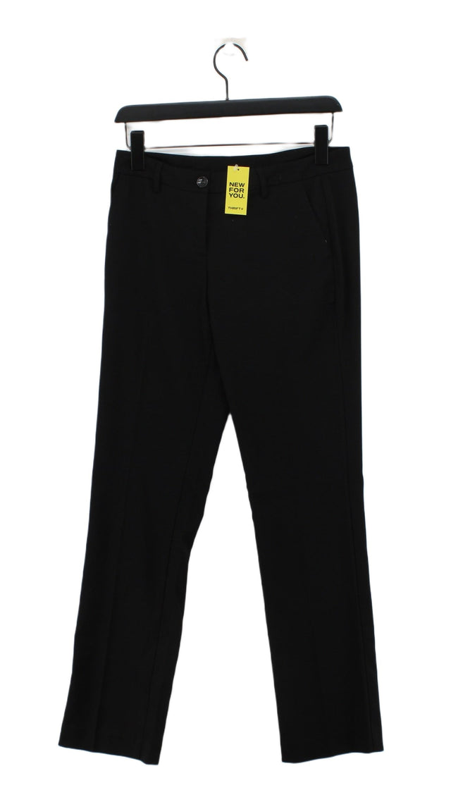 Stile Benetton Women's Suit Trousers W 30 in Black 100% Other