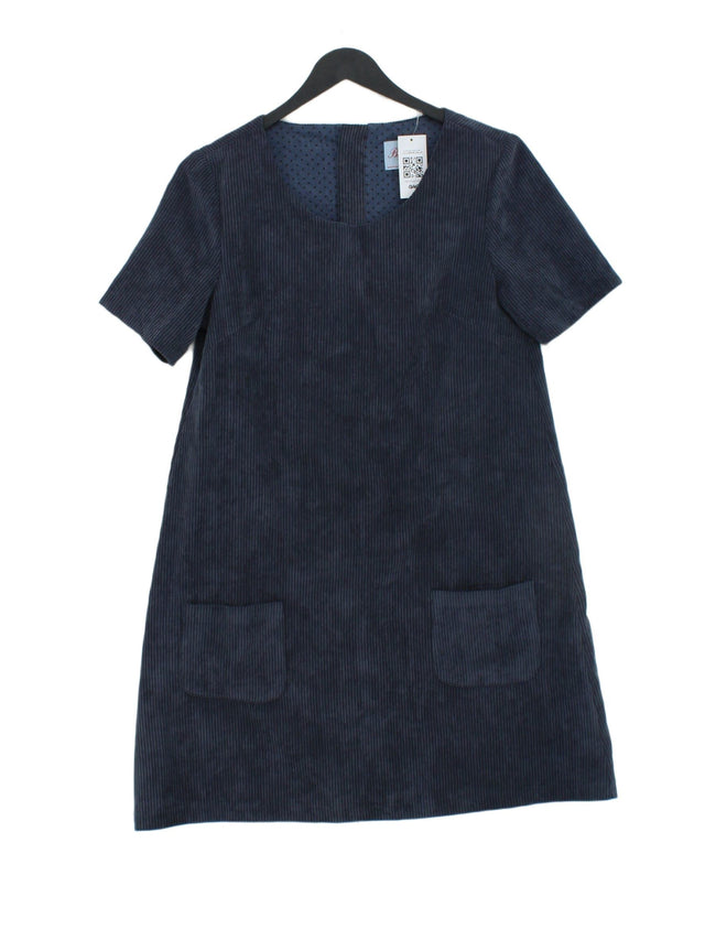 Banned Retro Women's Midi Dress XS Blue Polyester with Polyamide