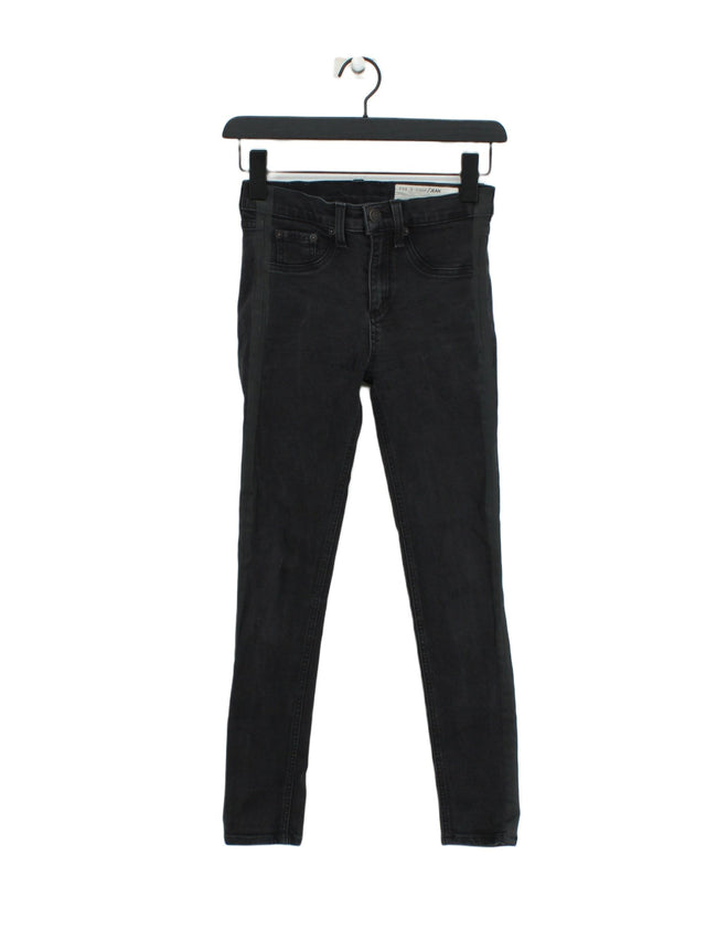 Rag & Bone Women's Jeans W 25 in Black Lyocell Modal with Cotton, Polyester