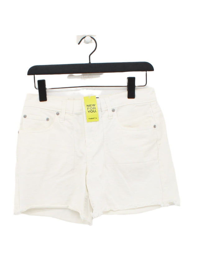 Gap Women's Shorts W 28 in White 100% Cotton